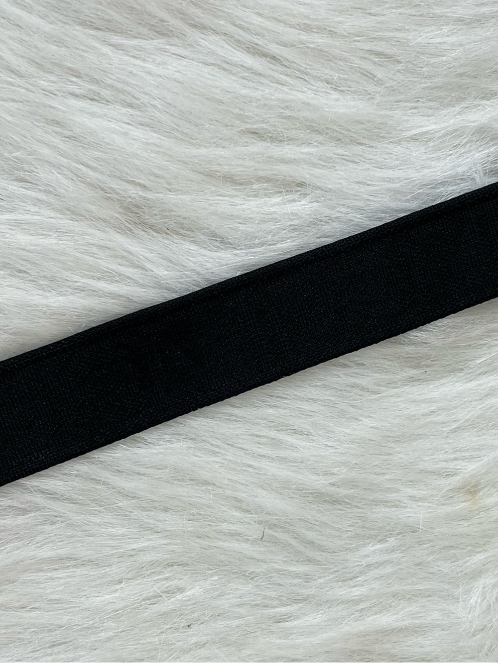 Marc Jacobs Black on black logo Strap - Wide web knit gold hardware - Picture 7 of 14